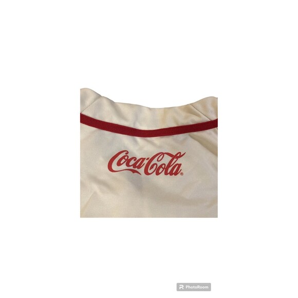 AUTHENTIC VINTAGE ST LOUIS CARDINALS XL CREAM FLAG COCA COLA EMBROIDERED USA MLB - Picture 6 of 11